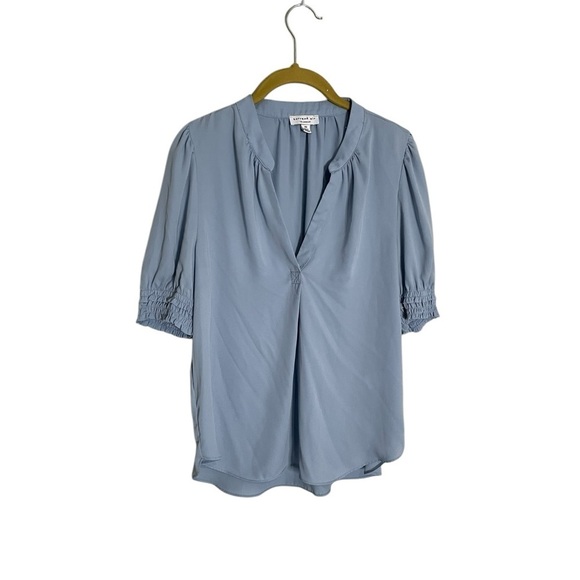 Anthropologie Current Air Light Blue Blouse XS - Picture 1 of 6